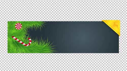 Christmas Lower Third | Alpha Channel