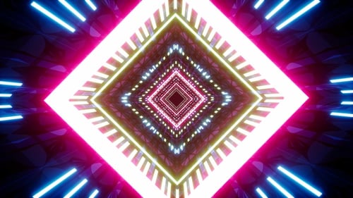 Colorful Square Festival VJ Loop