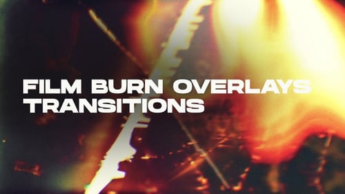 Film Burn Overlays Transitions