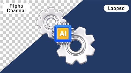Procesador de IA 3D con tecnología de engranajes giratorios | Alpha Channel