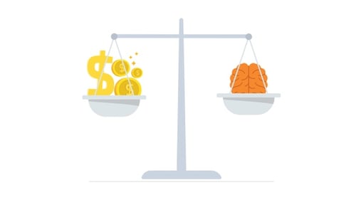 The balance of brainpower and money