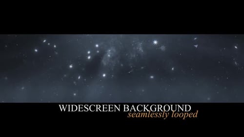 Winter Snow Stars Particles Background