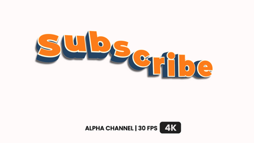 Subscribe Text Animation