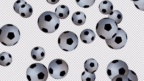 Balón de fútbol (fútbol) con fondo transparente