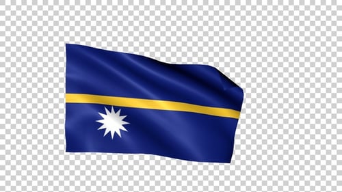 Nauru Flag Alpha Loop