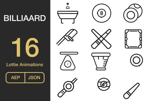 Billiard Icons Pack