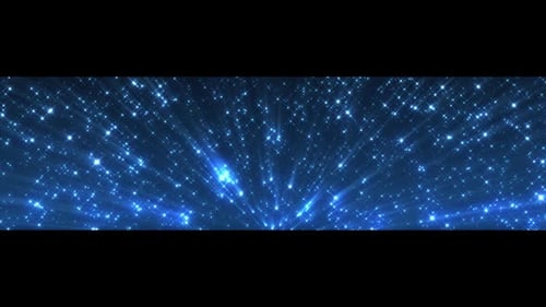 Partículas azules ultra anchas de 8k