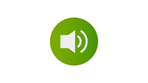 Modern 3D Rotating Speaker Volume Icon