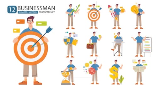 Businessman Character Concept - Transparency