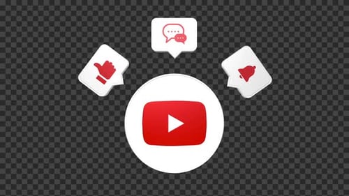 Animated Social Media Engagement Icons Call to Action