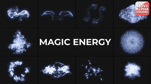 Magic Energy Bursts | Motion Graphics
