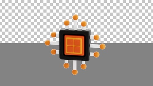 3D Animation of Chip | Alpha Channel