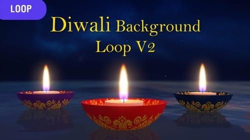 Diwali Background Loop V2