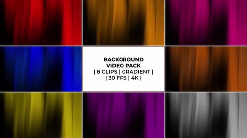 Pacote de fundo de vídeo colorido