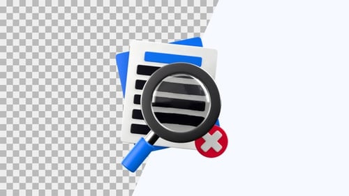 File Not Found 3D Animation | Alpha Channel