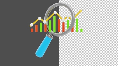 3D Animation of Market Dynamics | Alpha Channel