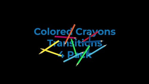 Colored Crayons Transitions 4 Pack