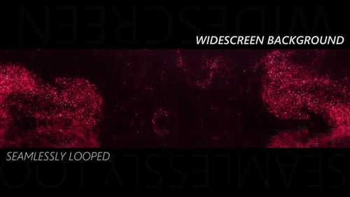 Fond d'écran large de particules rouges des fêtes