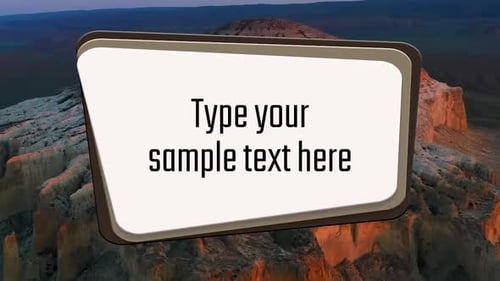 Modern Rounded Text Box Title Reveal