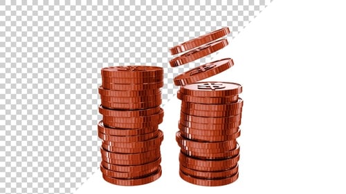 USD Copper Coins Tower V6