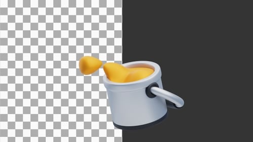3D Animation of Mastering Fill Color Techniques in Digital Design | Alpha Channel