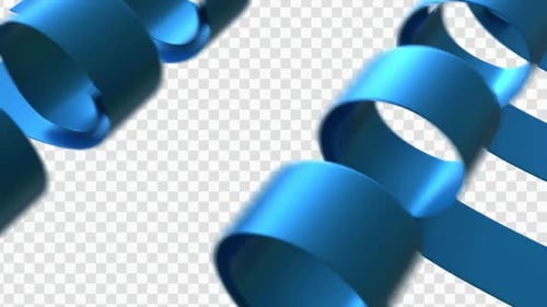 Modern Blue Ribbon Geometric Transitions Pack