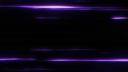 Purple Neon Light Streaks Speed Transition