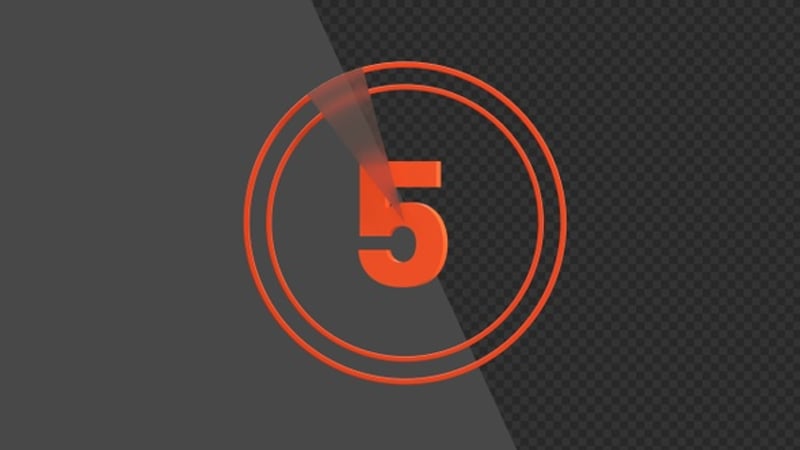 Classic Film Reel Countdown Leader Animation, Elements Motion Graphics ...