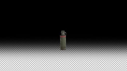 Canal alpha d'animation en boucle de grenade 3D