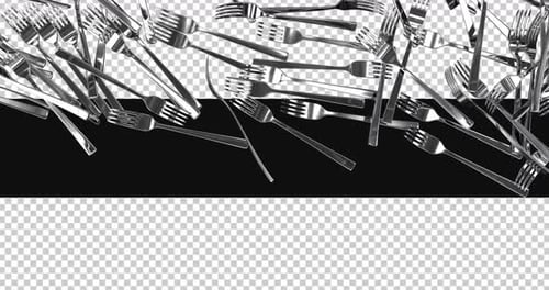 3d Fork Transition Animation