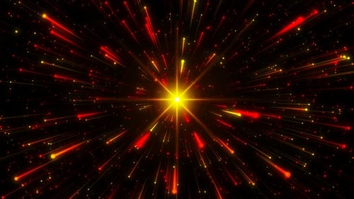 Rainbow VJ Light Streaks Sci Fi Tunnel V4