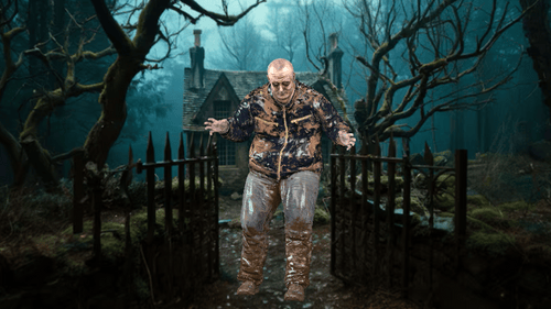 Stand Zombie Combat Idle Hit Body Heavy and Laying Ground