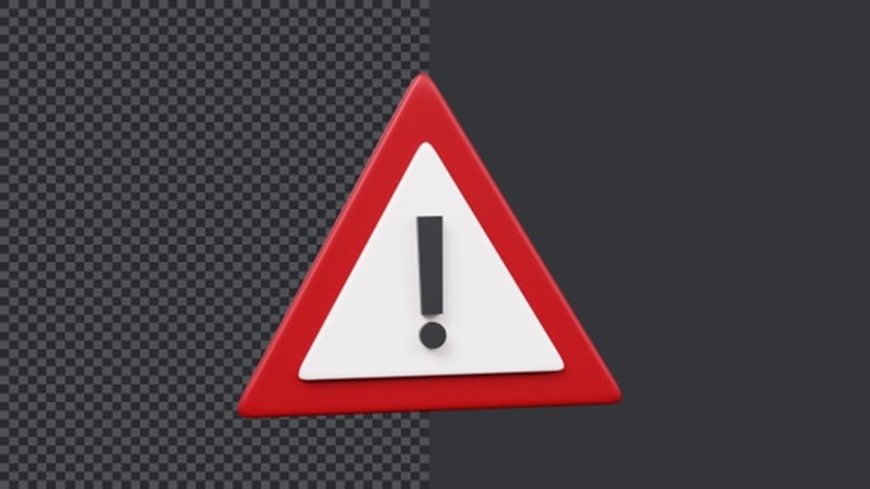 Line Animated Flat Design Warning Signs Icon Pack, Elements Motion ...