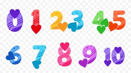 Cartoon Numbers for Kids Alpha + 4k