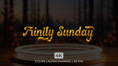 Golden Trinity Sunday Animated Title Reveal