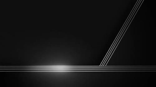 Dynamic Glowing Lines Reveal Modern Geometric Patterns