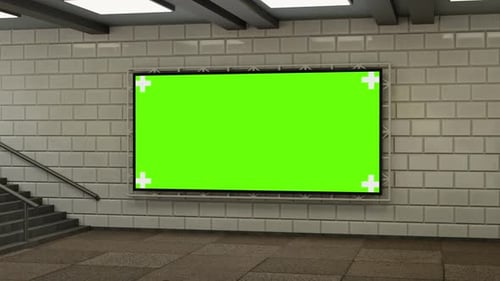 Billboard Mockup Green Screen