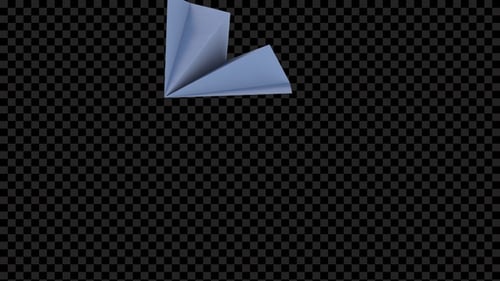 Paper Airplane Folding Fly-in Transition