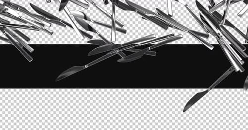 3d Knife Transition Animation