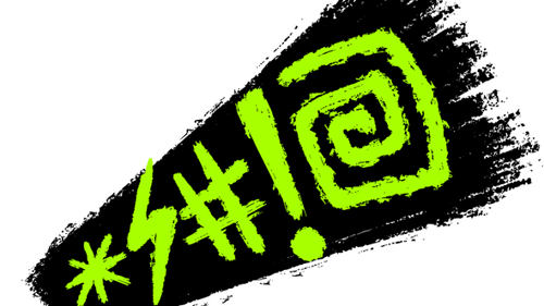 Hand Drawn Censor Symbols Reveal Animation