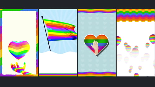 Pride Lgbtq Vertical Background