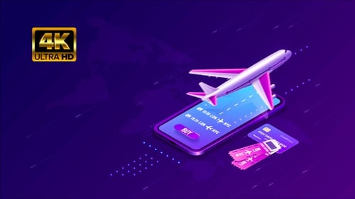 Airline Ticket 4k
