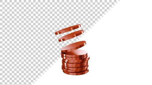 Plain Copper Coins Tower