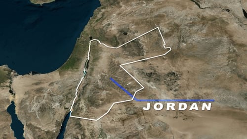 Jordan World Map