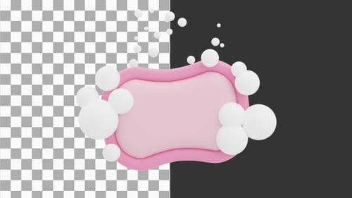 3D Animation of Soap | Alpha Channel