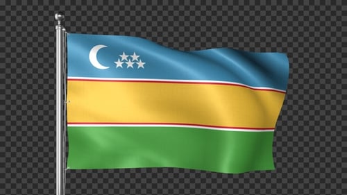 Drapeau du Karakalpakstan