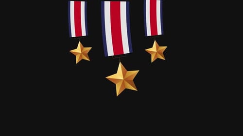 Usa Memorial Day Holiday Animatin