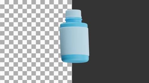 3D Animation of Gentle Baby Powder for Soft and Smooth Skin | Alpha Channel