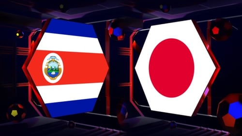 Japan Vs Costa Rica Football World Cup Qatar 2022 Background Loop