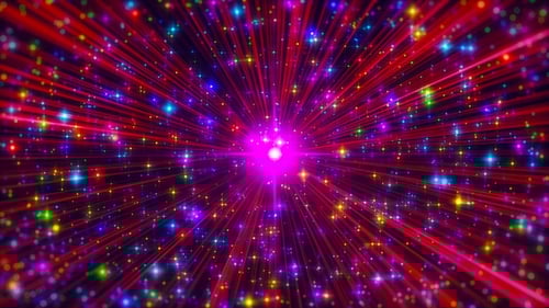 Rainbow Vj Dancing Tunnel Seamless Loop V4